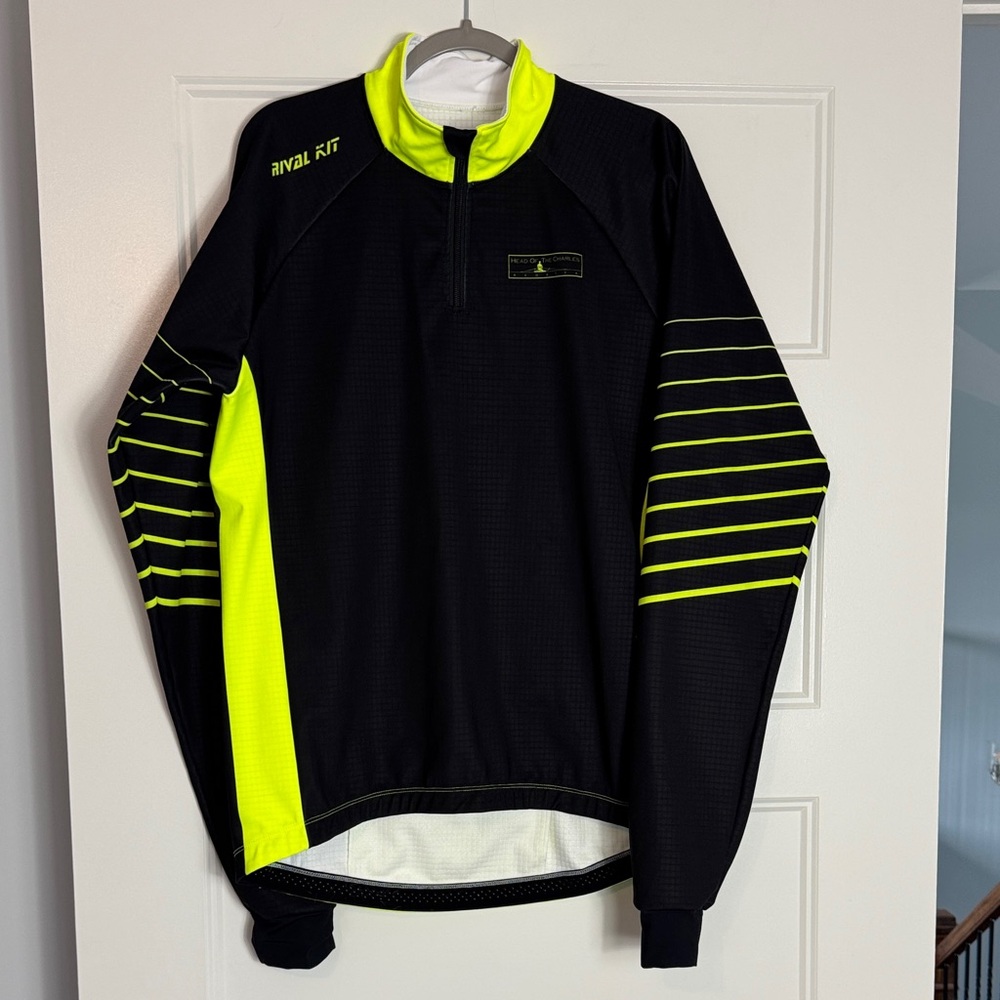 Head of the Charles Men's Black and Yellow Rival Kit Jacket